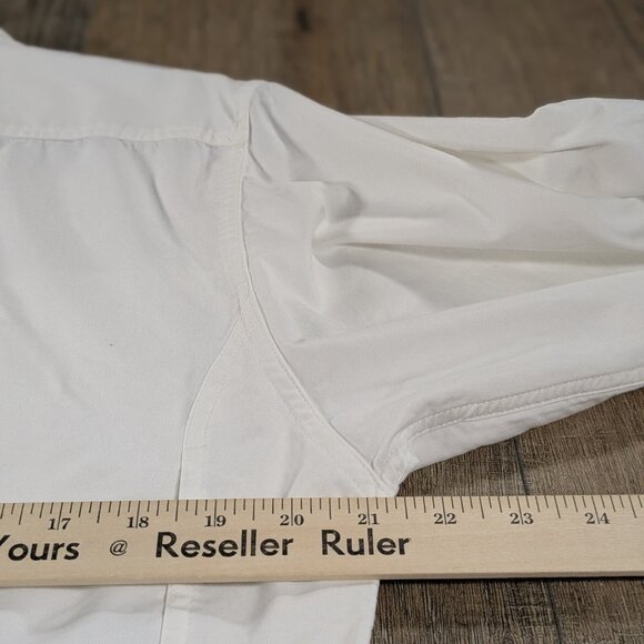 Ex Officio Top Adventure Travel Womens Medium White Button Front Long Sleeve - Picture 8 of 10